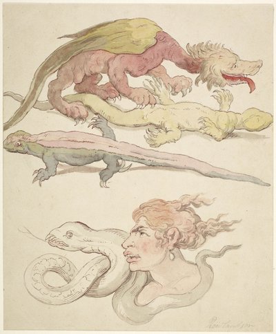 Krybdyr af Thomas Rowlandson