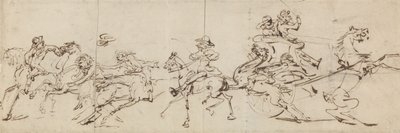 Uheld ved ridning og kørsel af Thomas Rowlandson