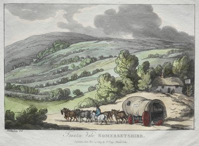 Rowlandsons skitser fra naturen: Taunton Vale, Somersetshire af Thomas Rowlandson