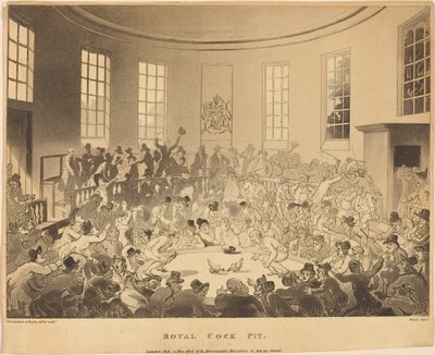 Royal Cockpit af Thomas Rowlandson