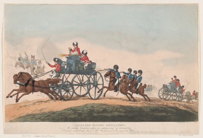 Sadlers flyvende artilleri af Thomas Rowlandson