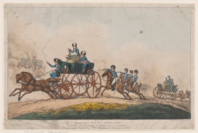 Sadlers flyvende artilleri af Thomas Rowlandson