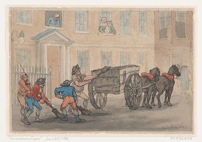 Skraldevognen af Thomas Rowlandson