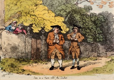 Scene i en farce kaldet Quaker af Thomas Rowlandson