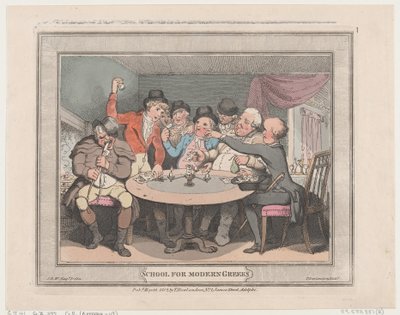 Skole for moderne grækere, 10. maj 1802., 10. maj 1802. af Thomas Rowlandson