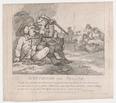 Scottifying the Palate Picturesque Beautys of Boswell, Part the First, 30. maj, ..., 30. maj, 1786. af Thomas Rowlandson