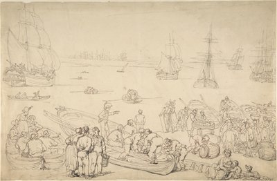 Havn af Thomas Rowlandson