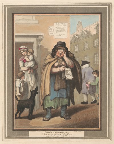 Sæt med otte (3): Cries of London af Thomas Rowlandson
