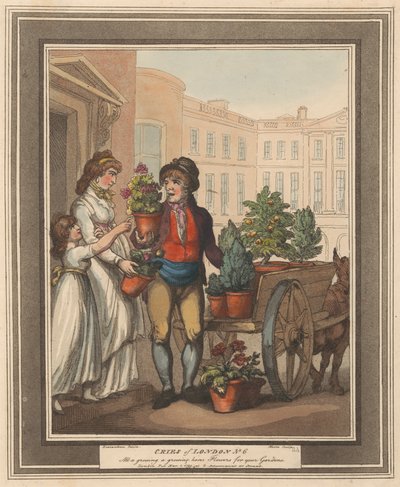 Sæt med otte (5): Cries of London af Thomas Rowlandson