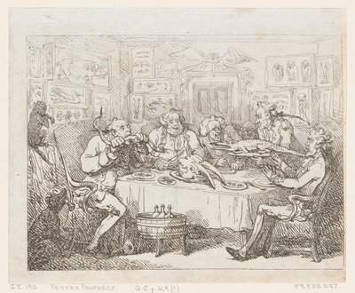 Sir Joseph Banks ved at spise en alligator 