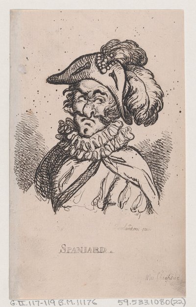 spanier, april 1808., april 1808. af Thomas Rowlandson
