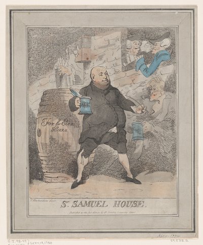 Sr. Samuel House, [1780] genudgivet 1786-91., [1780] genudgivet 1786-91. af Thomas Rowlandson