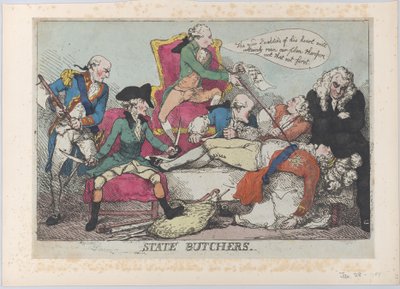 Statsslagtere, 28. januar 1789., 28. januar 1789. af Thomas Rowlandson