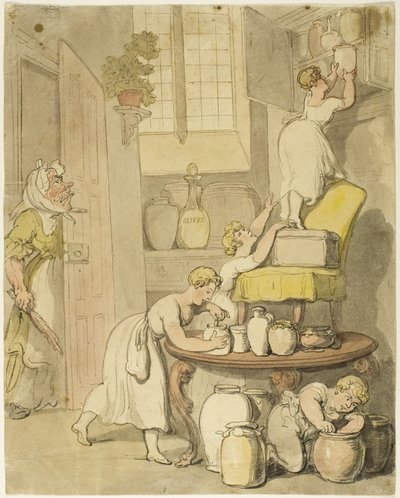 At stjæle konserves af Thomas Rowlandson