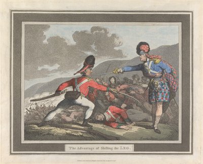 Fordelen ved at flytte benet af Thomas Rowlandson