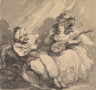 Den forelskede tyrker af Thomas Rowlandson
