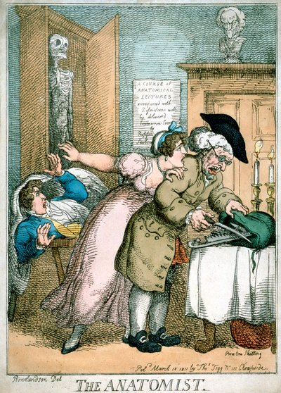 Anatomen, 1811 af Thomas Rowlandson