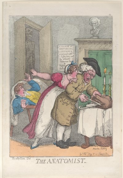 Anatomisten, 12. marts 1811., 12. marts 1811. af Thomas Rowlandson