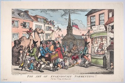 Kunsten at genialt plage, 8. februar 1808., 8. februar 1808. af Thomas Rowlandson
