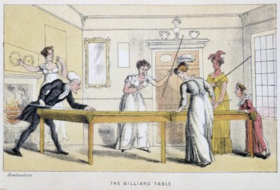 Billard-bordet i "Doctor Syntax