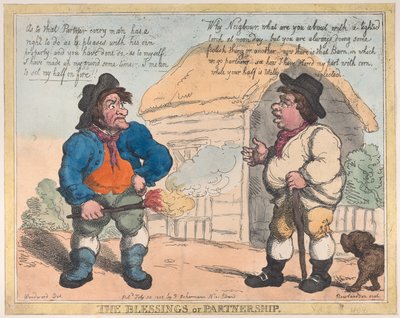 Partnerskabets velsignelser, 28. juli 1805., 28. juli 1805. af Thomas Rowlandson