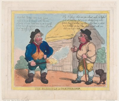 Partnerskabets velsignelser, 28. juli 1805., 28. juli 1805. af Thomas Rowlandson
