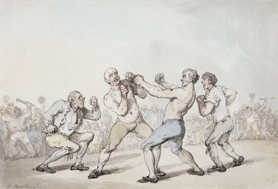 Boksekampen, af Thomas Rowlandson