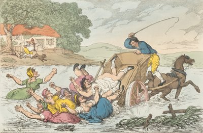 The Carter and the Gypsies, 10. maj 1815., 10. maj 1815. af Thomas Rowlandson