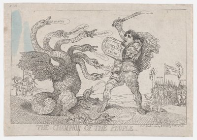 Folkets Champion, 11. marts 1784., 11. marts 1784. af Thomas Rowlandson