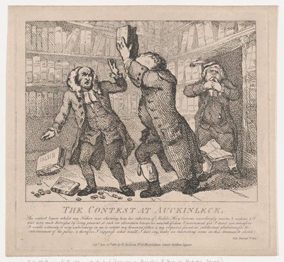 Konkurrencen i Auckinleck Picturesque Beauties of Boswell, Part the Second, juni..., 10. juni 1786. af Thomas Rowlandson