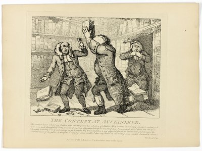 Konkurrencen ved Auckinleck, fra Boswells Tour of the Hebrides af Thomas Rowlandson