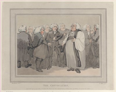 Konvokationen, september 1785., september 1785. af Thomas Rowlandson