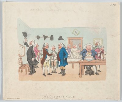 Country Club, 7. april 1803., 7. april 1803. af Thomas Rowlandson