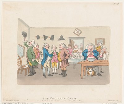 Country Club, 7. april 1803., 7. april 1803. af Thomas Rowlandson
