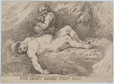 The Covent Garden Night Mare, 20. april 1784., 20. april 1784. af Thomas Rowlandson