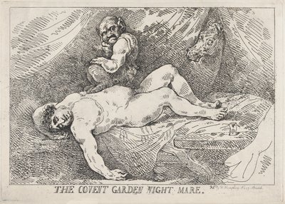 The Covent Garden Night Mare, 20. april 1784., 20. april 1784. af Thomas Rowlandson