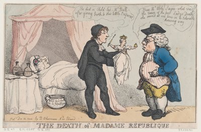 Fru Republiks død, 14. december 1804., 14. december, af Thomas Rowlandson