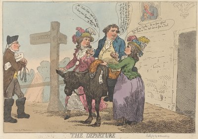 Afrejsen af Thomas Rowlandson