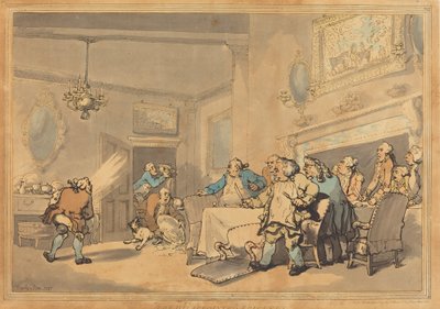 De skuffede epikurer, 1787. af Thomas Rowlandson