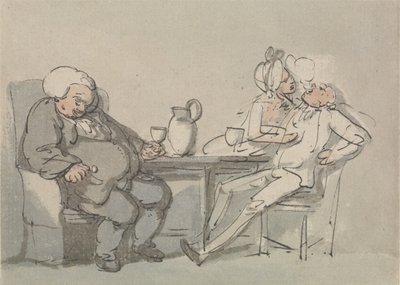 Lægen sejrede af Thomas Rowlandson
