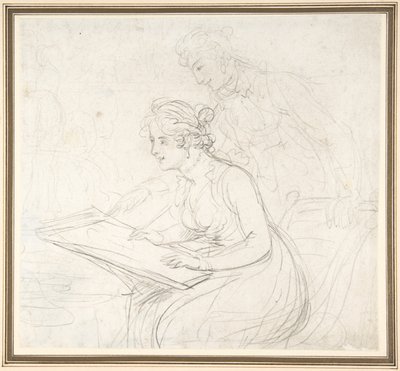 Tegnelektionen af Thomas Rowlandson