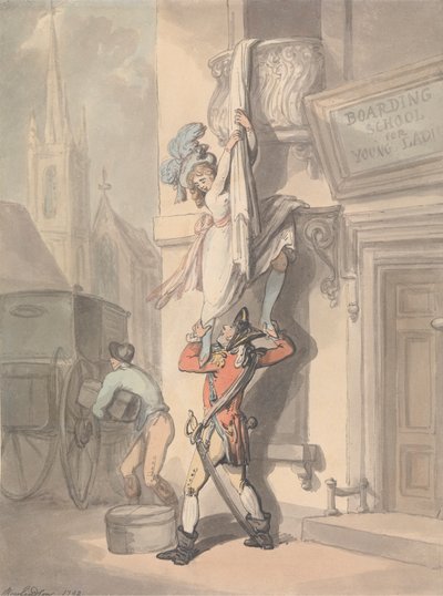 Elopementet af Thomas Rowlandson