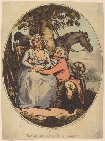 Den forelskede sportsmand af Thomas Rowlandson
