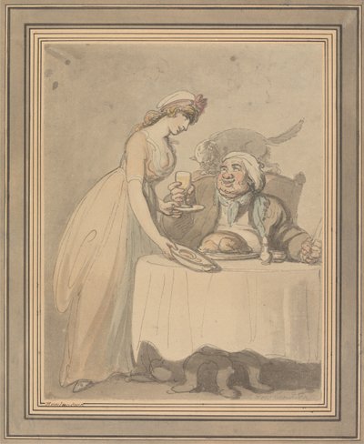 The Gourmand af Thomas Rowlandson