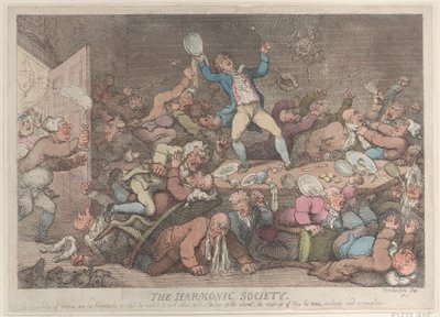 Det harmoniske Selskab, 1810., 1810. af Thomas Rowlandson