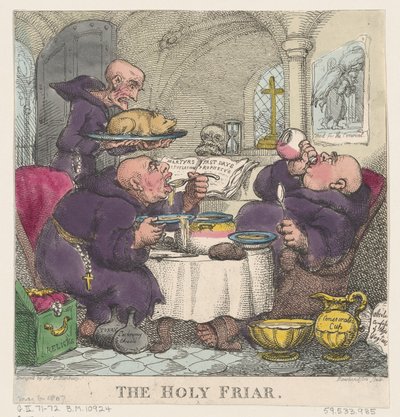 Den hellige bror, 6. maj 1807., 6. maj 1807. af Thomas Rowlandson