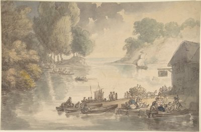 Kroen ved Ford af Thomas Rowlandson