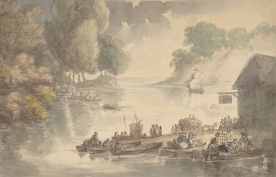 Kroen ved Ford, 1775-1827. af Thomas Rowlandson