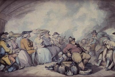 The Irish Steam Packet (blyant, pen & brunt blæk og akvarel på papir) af Thomas Rowlandson