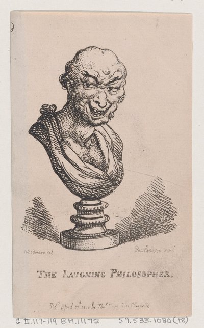 Den leende filosof, 1808., 1808. af Thomas Rowlandson